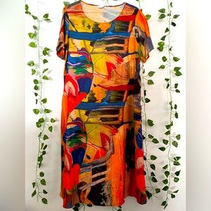 Silky art dress